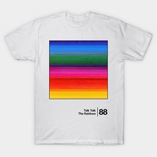 The Rainbow / Minimal Style Graphic Artwork Design T-Shirt